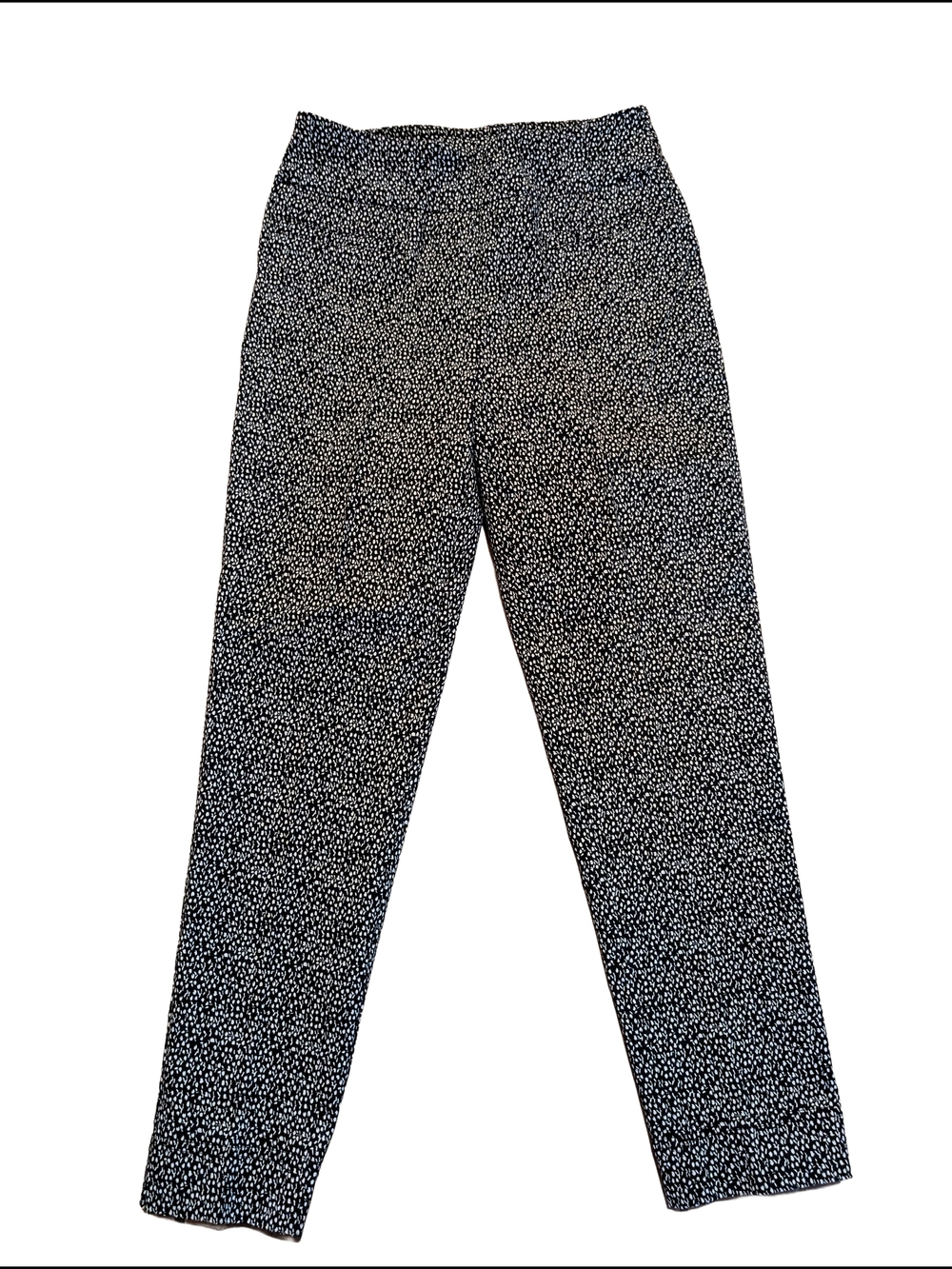 Black & White Printed Stretch Pants